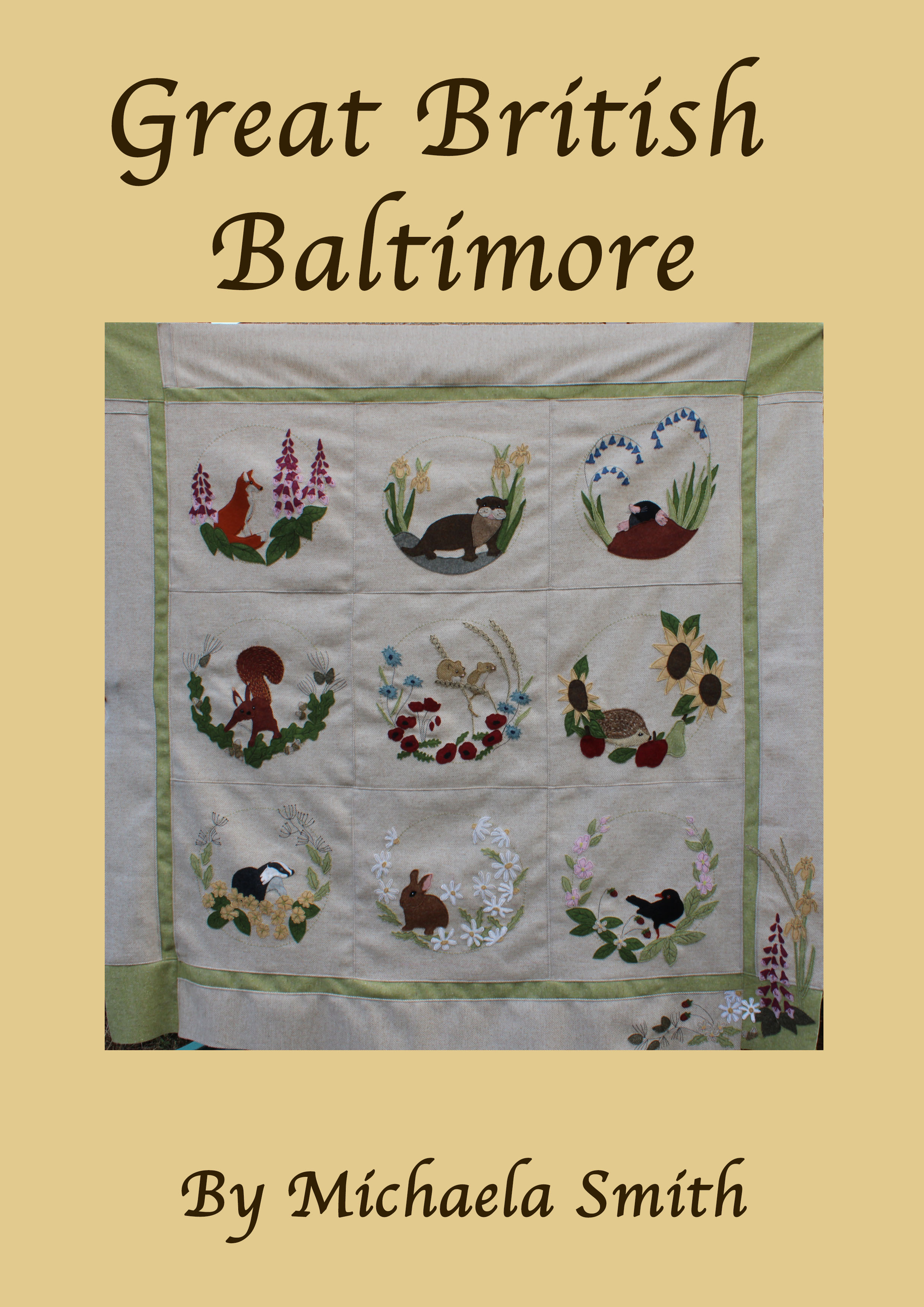 Baltimore Baltimore Quilt mole rabbit blackbird fox squirrel